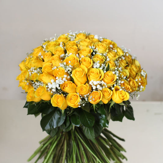 100 Love Word Bouquet | 100 Flowers