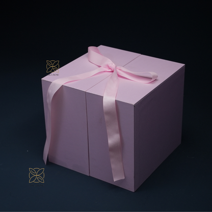 Romantic Red Roses Box with Luxurious Chocolate  | 24 premium Roses