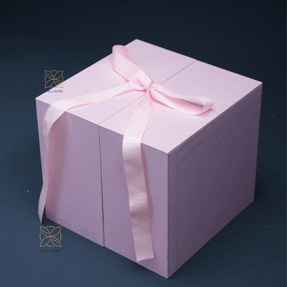 Romantic Red Roses Box with Luxurious Chocolate  | 24 premium Roses